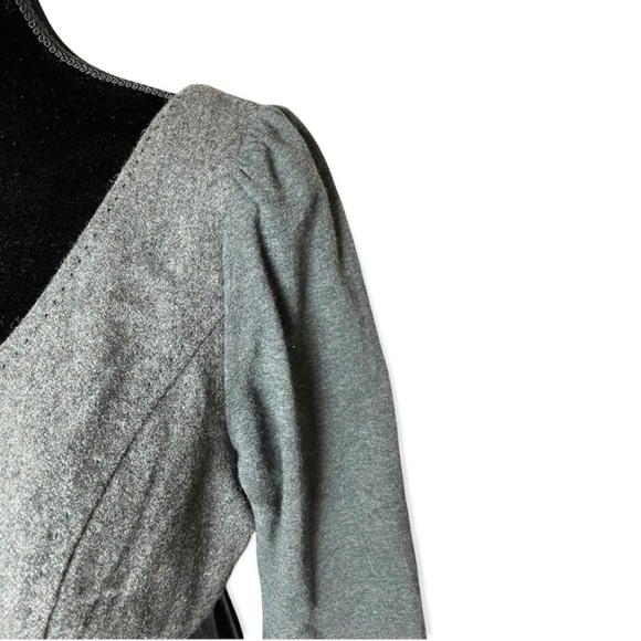 Phoebe Couture womens empire waist pleated wool scoop neck babydoll dress size 8 - Picture 8 of 12